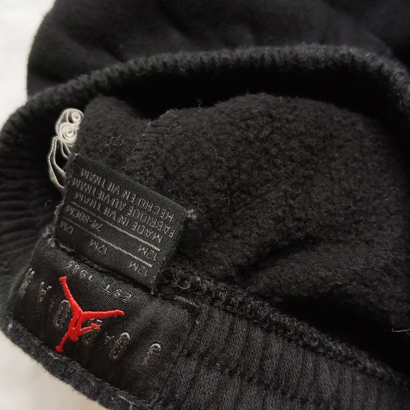 air jordan black joggers sweatpants 12 months baby boy - Picture 3 of 6